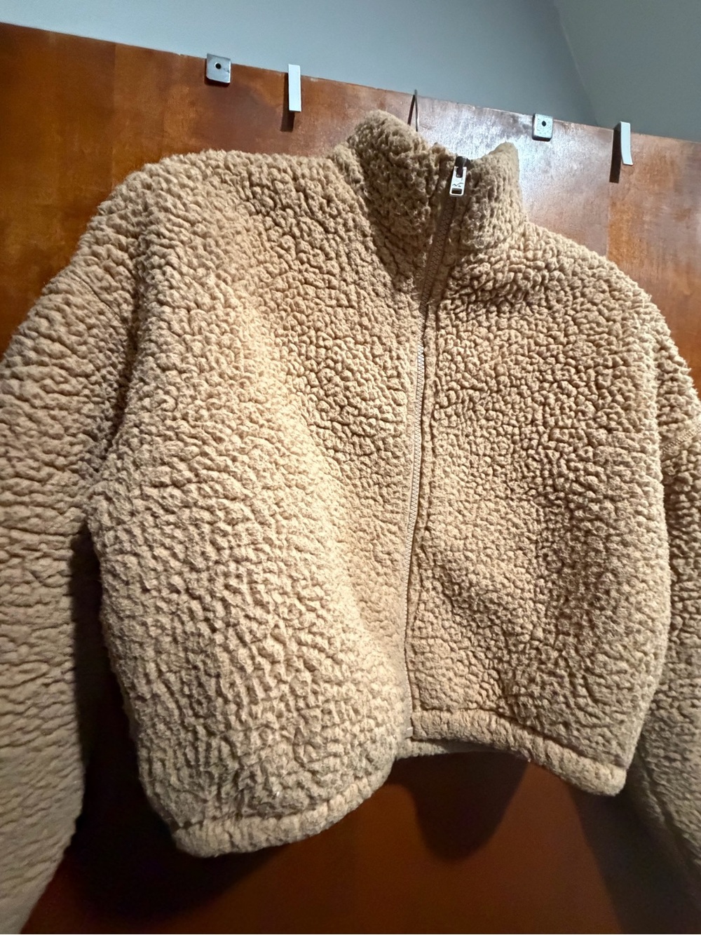 Hollister Sherpa Puffer Zip Jacket